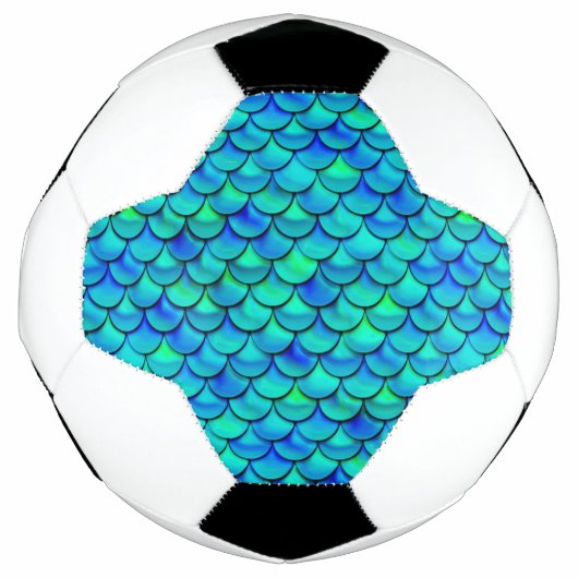 フォールアクアはかりで測ブルー サッカーボール (正面)