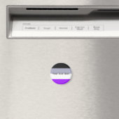 フォールアセクシュアルプライド国旗 マグネット (インサイチュ (食洗機))
