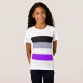 フォールアセクシュアルプライド国旗 Tシャツ (正面フル)