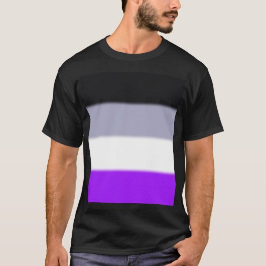 フォールアセクシュアルプライド国旗 Tシャツ (正面)