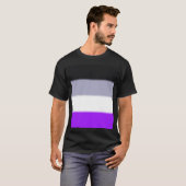 フォールアセクシュアルプライド国旗 Tシャツ (正面フル)