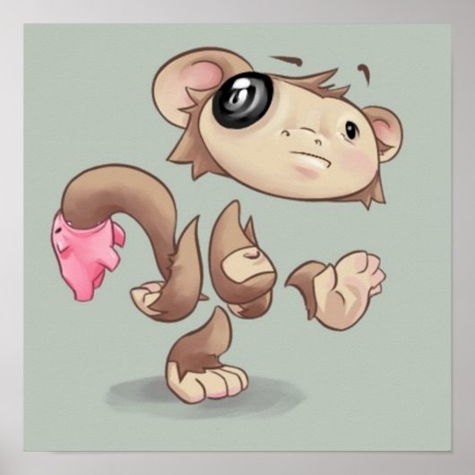 フォールアパートプリント ポスター (正面)