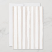 フォールインラブ秋ワイルドフラワーブライダルシャワー 招待状 (裏面)