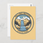 フォールウォーターズ州パークフロリダバッジ ポストカード (正面/裏面)