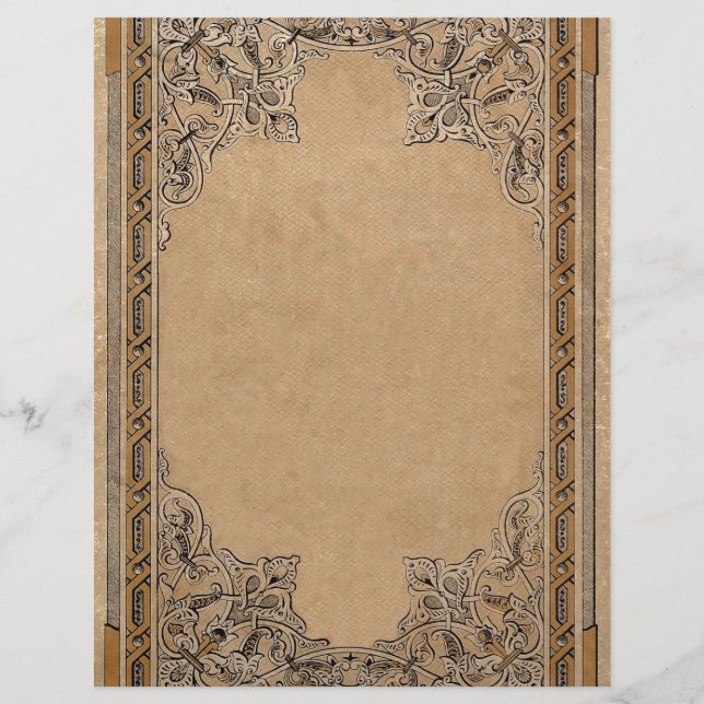 フォールオールド結び糸細工紙 (正面)