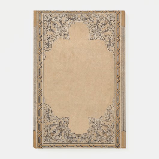 フォールオールド結び糸細工紙 ポストイット (正面)