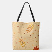 フォールカラーズライジングスマイル秋引用文 トートバッグ (裏面)