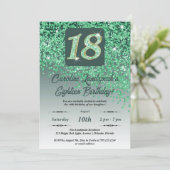 フォールグリーングリッター18thバースデーパーティー 招待状 (スタンド正面)