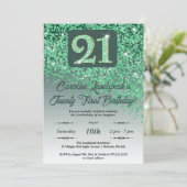 フォールグリーングリッター21歳パーティー 招待状 (スタンド正面)