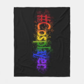 フォールコスプレー誇りを持ったヤー フリースブランケット (正面)