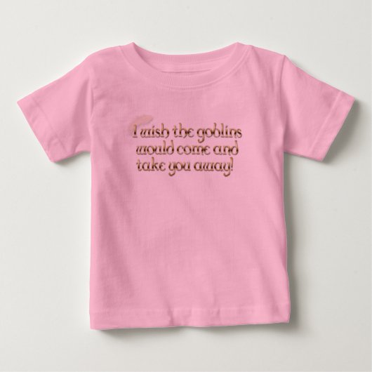 フォールゴブリンが連れて行遠くにく ベビーTシャツ (正面)