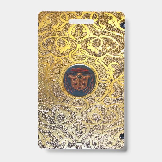 フォールゴールデンの渦巻き バッジ (正面)