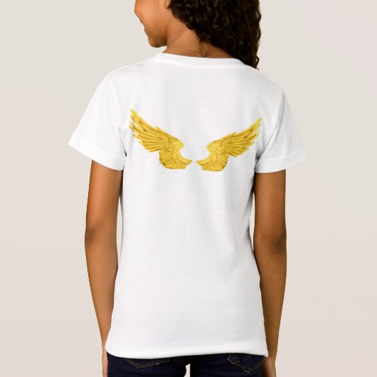 フォールゴールデンエンジェルウィングス Tシャツ (裏面)