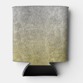 フォールシルバーおよび金ゴールドグリッター勾配 缶クーラー (正面)