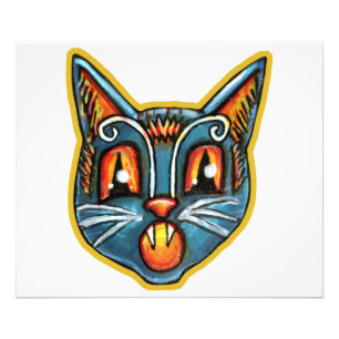 フォールスカレディキャットヴィンテージハロウィニー フォトプリント