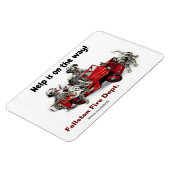 フォールストン火災部フレキシブルマグネット マグネット (左側)