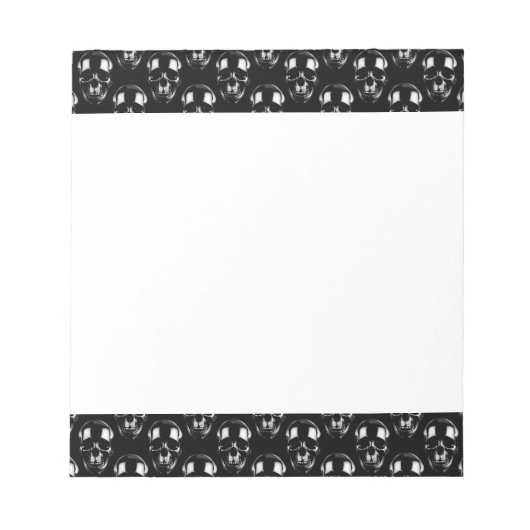 フォールダークスカル ノートパッド (正面)