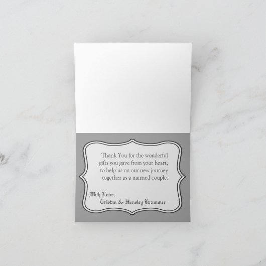 フォールディングサンキューカードカントリーホワイトレースプリントファブ サンキューカード (内部)