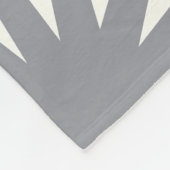 フォールディングスノーフレークスブリザードフリースブランケット フリースブランケット (角)