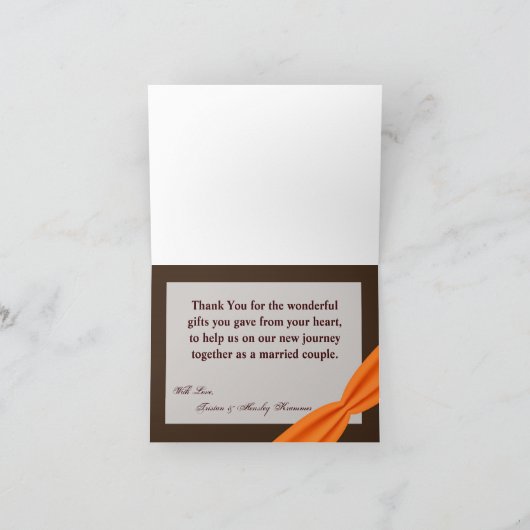 フォールデッドサンキューカードディアカップルドバック迷彩柄 サンキューカード (内部)