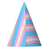 フォールトランスジェンダープライド国旗 パーティーハット (裏面)