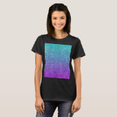 フォールトロピカルダスクグリッター勾配 Tシャツ (正面フル)