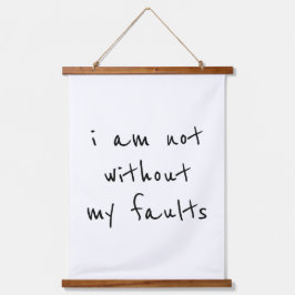 フォールト木材トップウォールタペストリー 吊り下げ型タペストリー