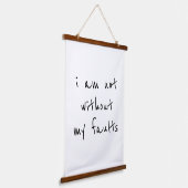 フォールト木材トップウォールタペストリー 吊り下げ型タペストリー (傾斜あり)