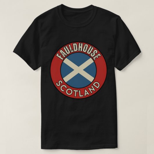 フォールドハウス、スコットランド Tシャツ (デザイン正面)