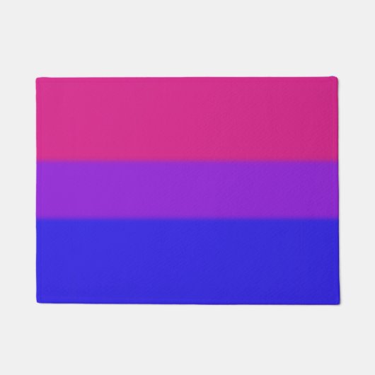 フォールバイセクシャルプライド国旗 ドアマット (正面)
