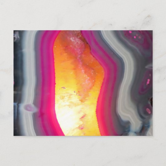 フォールピンクジェードグロー ポストカード (正面)