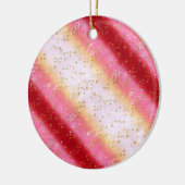 フォールピンク桜サンライズ セラミックオーナメント (左)