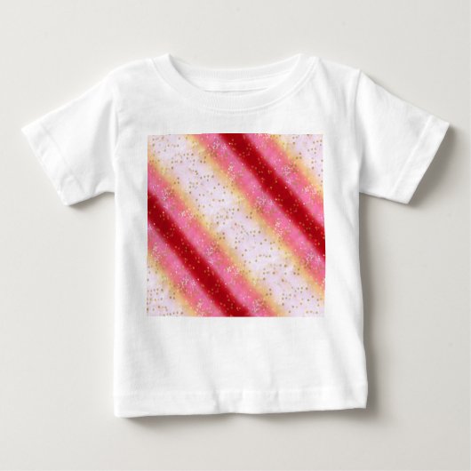 フォールピンク桜サンライズ ベビーTシャツ (正面)