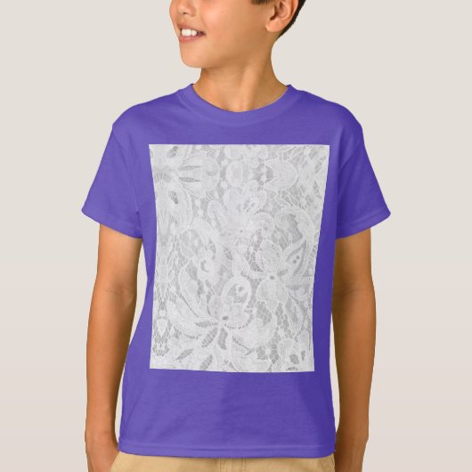 フォールホワイトレース Tシャツ (正面)