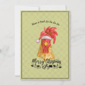 フォールラララチキンメリークリスマス シーズンカード (正面)