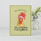 フォールラララチキンメリークリスマス シーズンカード (スタンド正面)