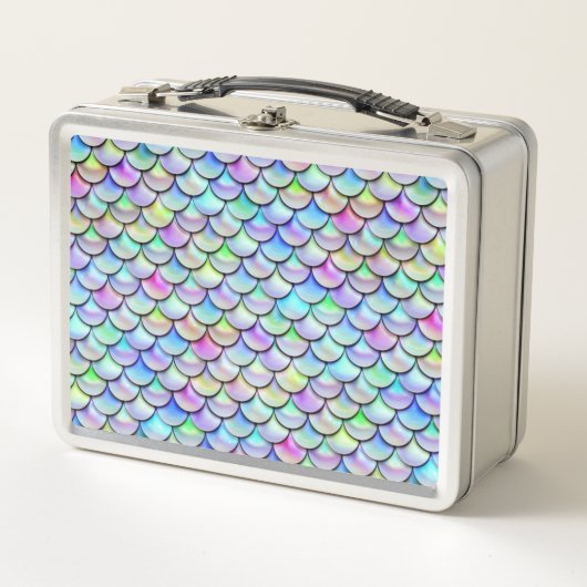 フォールレインボーバブルはかりで測 メタルランチボックス (正面)