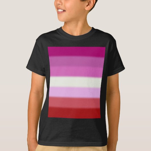 フォールレズビアンプライド国旗 Tシャツ (正面)