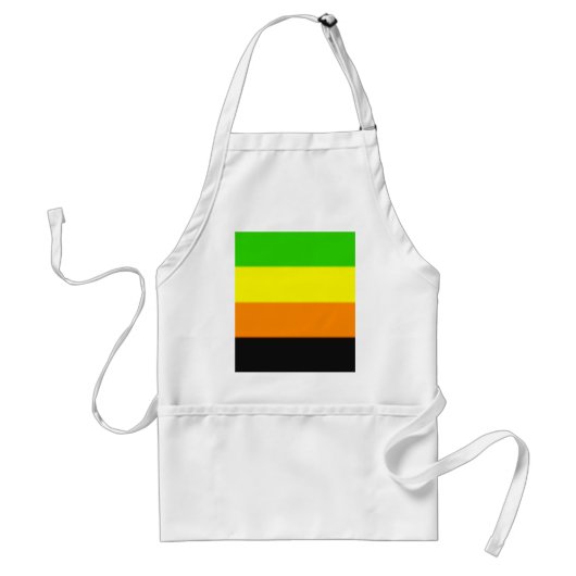 フォールンアロマティックプライド国旗 スタンダードエプロン (正面)