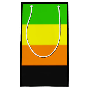 フォールンアロマティックプライド国旗 スモールペーパーバッグ