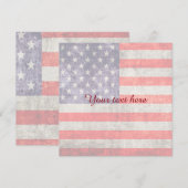 フォールンアンティークアメリカ国旗 (正面/裏面)