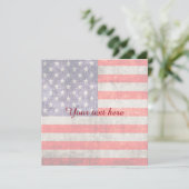 フォールンアンティークアメリカ国旗 (スタンド正面)