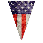 フォールンアンティークアメリカ国旗 バンティングフラッグ (第2の旗)