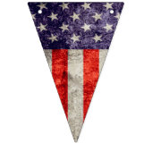 フォールンアンティークアメリカ国旗 バンティングフラッグ (第1の旗)