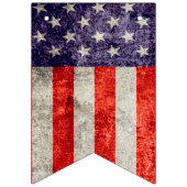 フォールンアンティークアメリカ国旗 バンティングフラッグ (第2の旗)