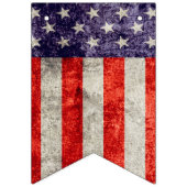 フォールンアンティークアメリカ国旗 バンティングフラッグ (第3の旗)