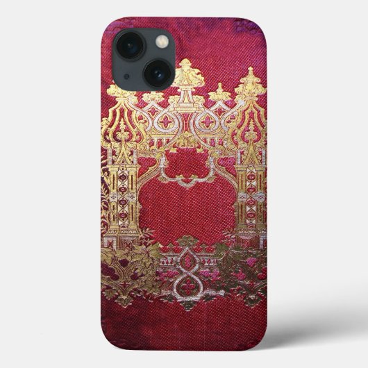 フォールンインク染色クリムゾン Case-Mate iPhoneケース (裏面)