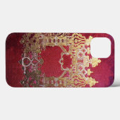 フォールンインク染色クリムゾン Case-Mate iPhoneケース (裏面 (横))