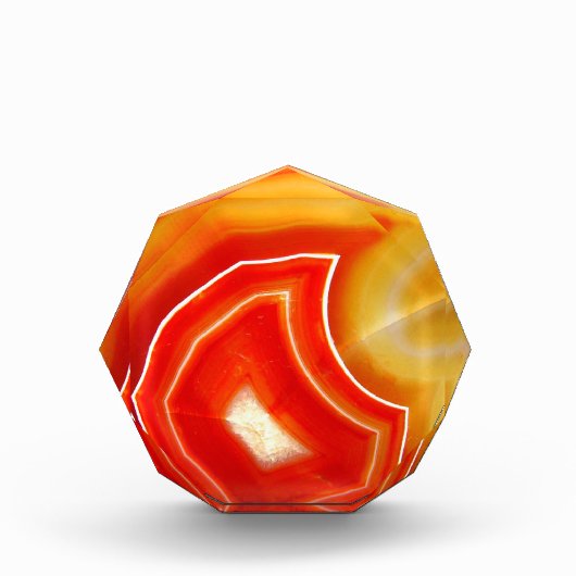 フォールンオレンジアゲート フォトブロック (正面)