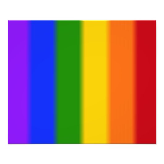 フォールンゲイプライド国旗 フォトプリント            (正面)